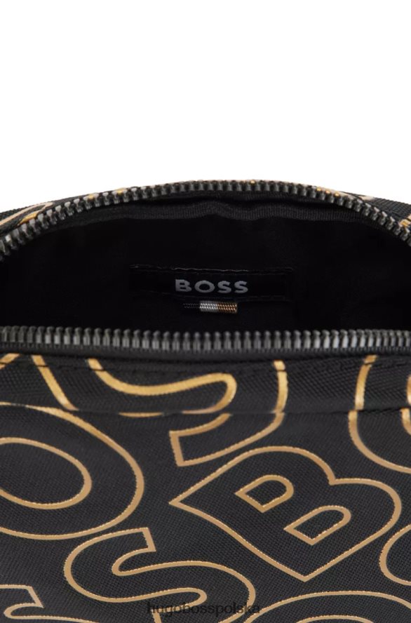 Hugo Boss Zaczep do torby reporterskiej 50475669 czarny czarny R0X0H6484