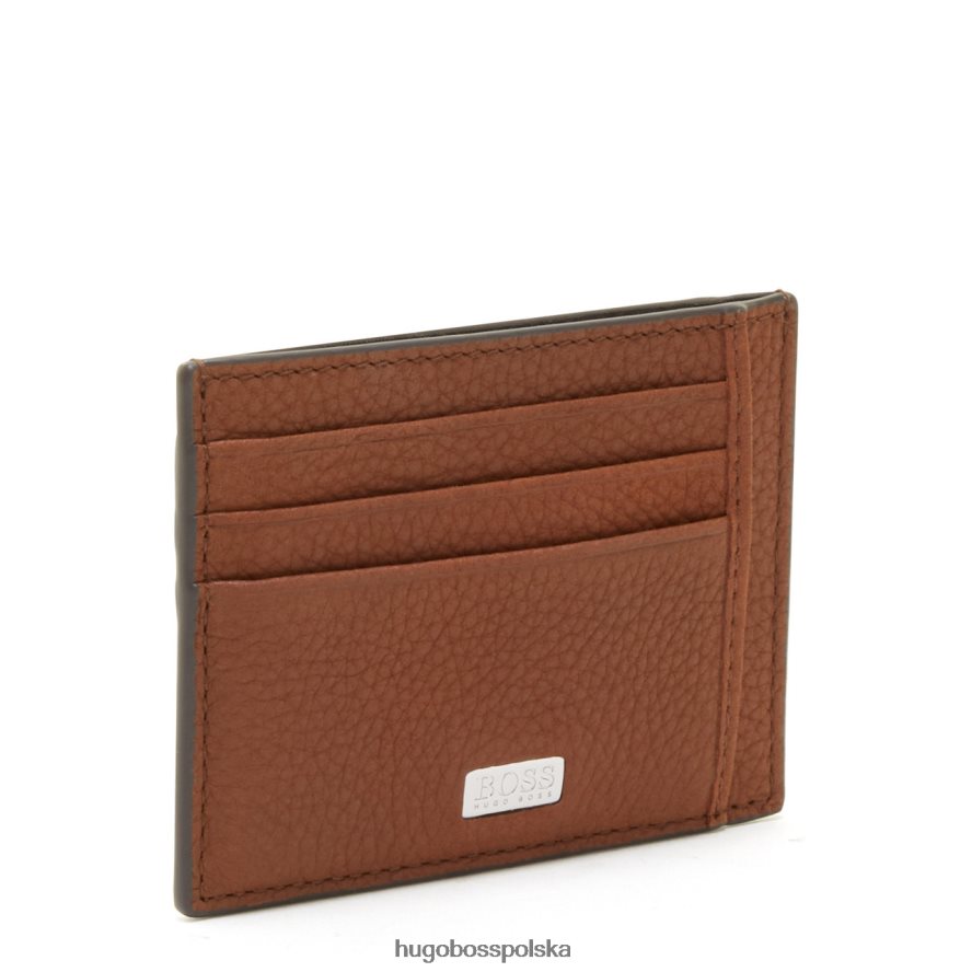 Hugo Boss etui na karty crosstown 50441040 tan dębnik R0X0H6562