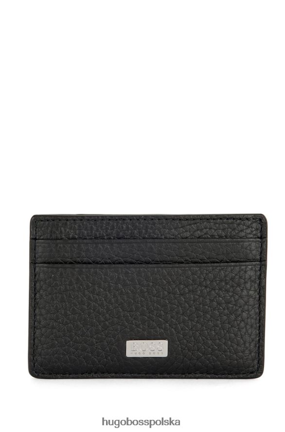 Hugo Boss klips na pieniądze na karty Crosstown 50441030 czarny czarny R0X0H6567