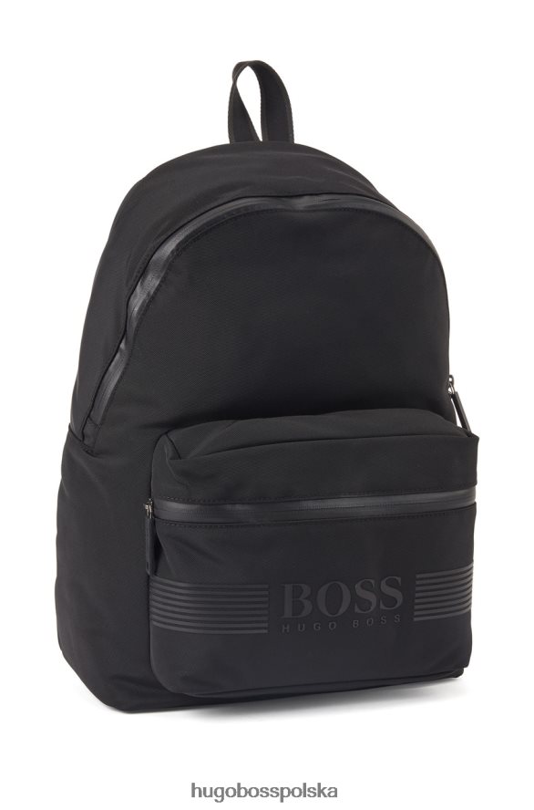 Hugo Boss plecak pikselowy - 50428634 czarny czarny R0X0H6615