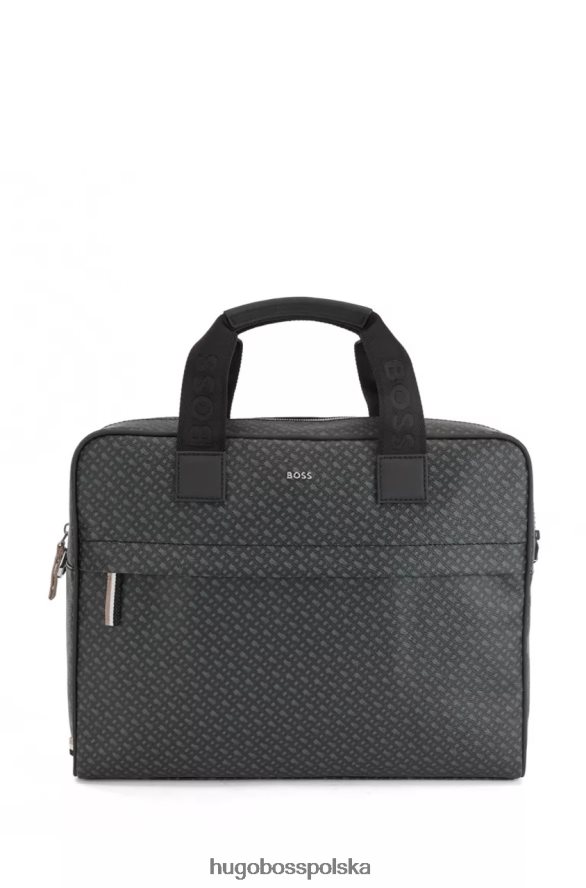 Hugo Boss teczka na dokumenty byron 50472941 czarna czarny R0X0H6483