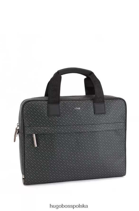 Hugo Boss teczka na dokumenty byron 50472941 czarna czarny R0X0H6483