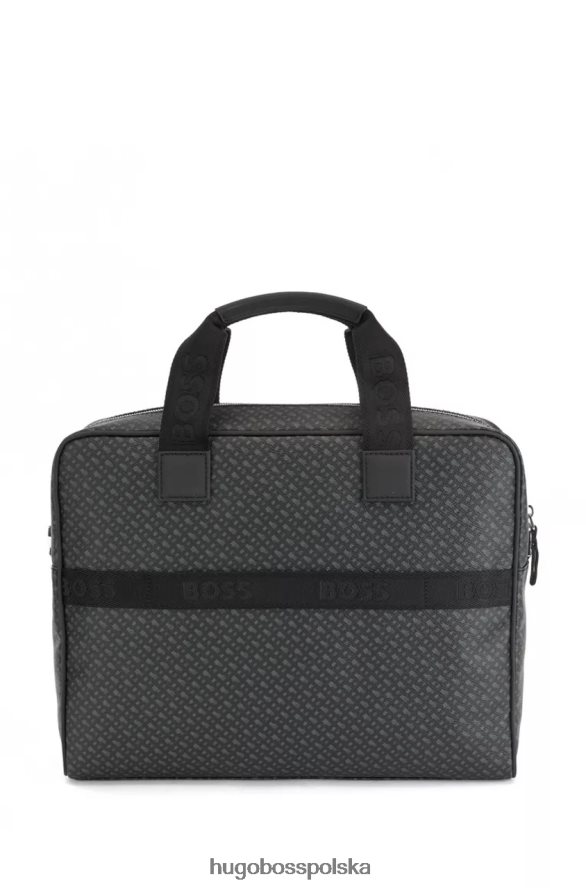 Hugo Boss teczka na dokumenty byron 50472941 czarna czarny R0X0H6483