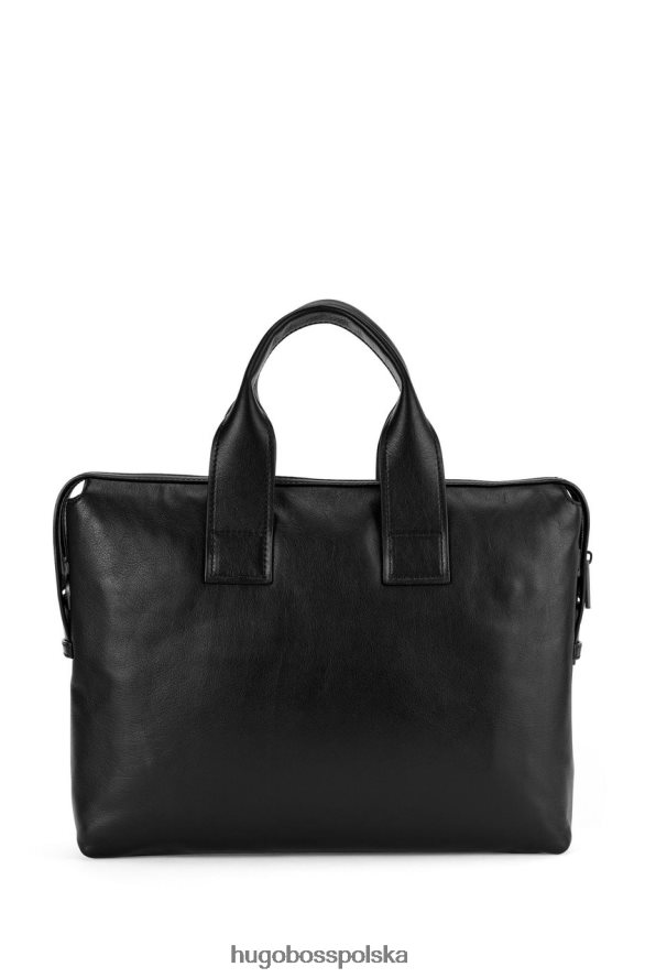Hugo Boss teczka na dokumenty city lux 50470915 czarna czarny R0X0H6535