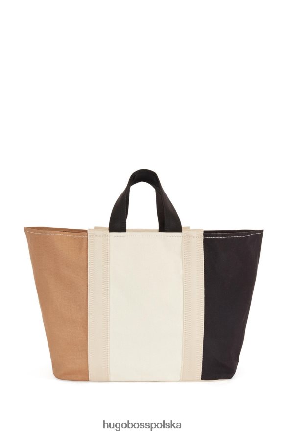 Hugo Boss torba deva tote 50471922 jasnobeżowy jasny beż R0X0H6834