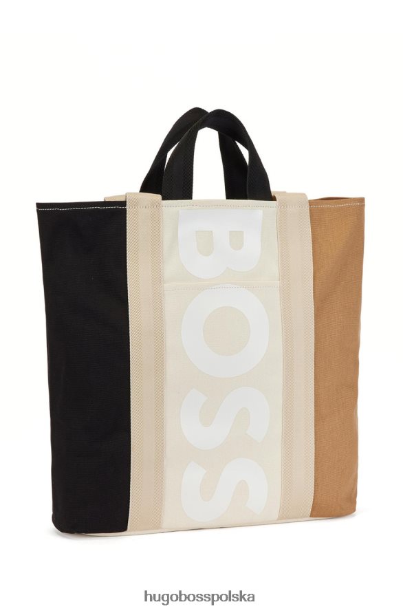 Hugo Boss torba deva tote 50471931 jasnobeżowy jasny beż R0X0H6835
