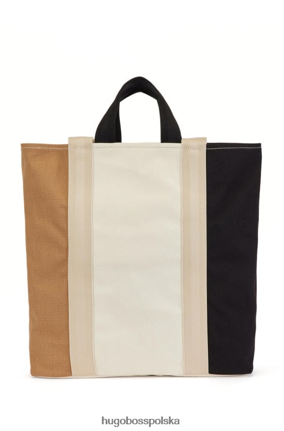 Hugo Boss torba deva tote 50471931 jasnobeżowy jasny beż R0X0H6835