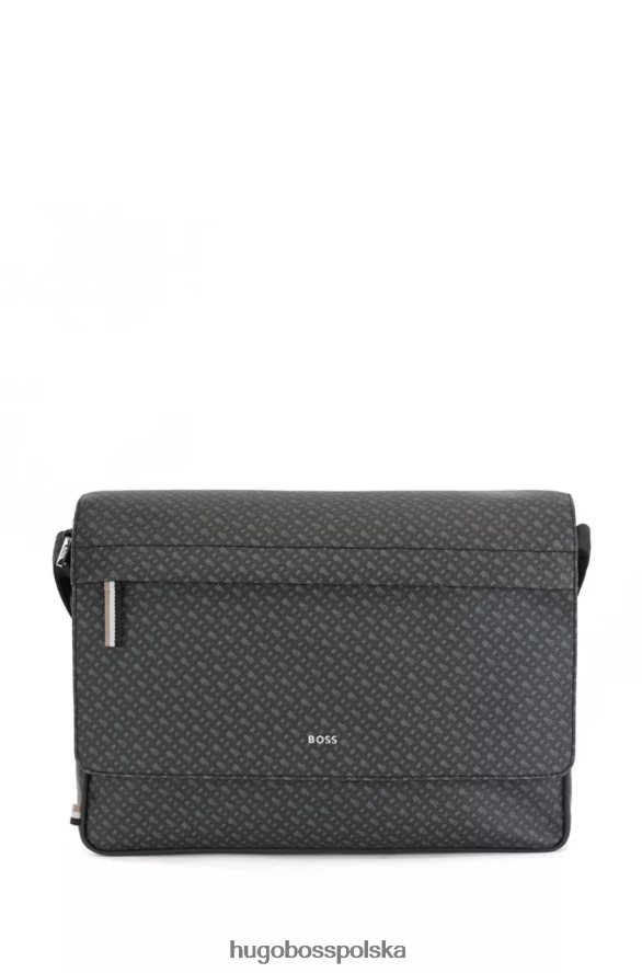 Hugo Boss torba listonoszka byron 50472929 czarna czarny R0X0H6481