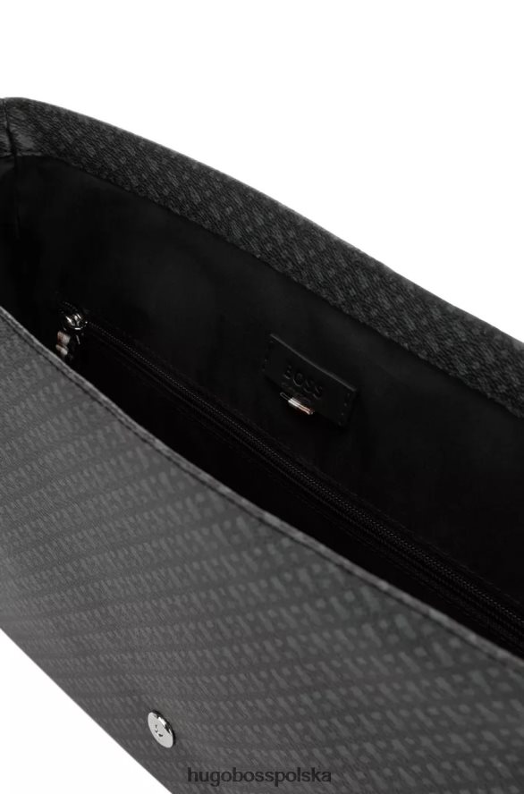Hugo Boss torba listonoszka byron 50472929 czarna czarny R0X0H6481