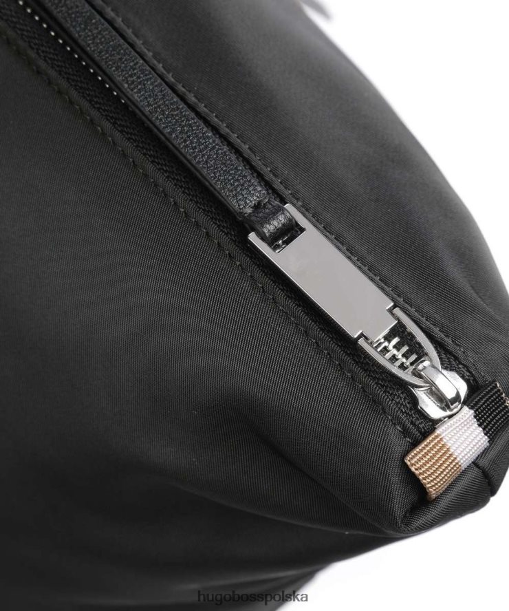 Hugo Boss torba materiałowa blair 50478054 czarna czarny/beżowy R0X0H6829