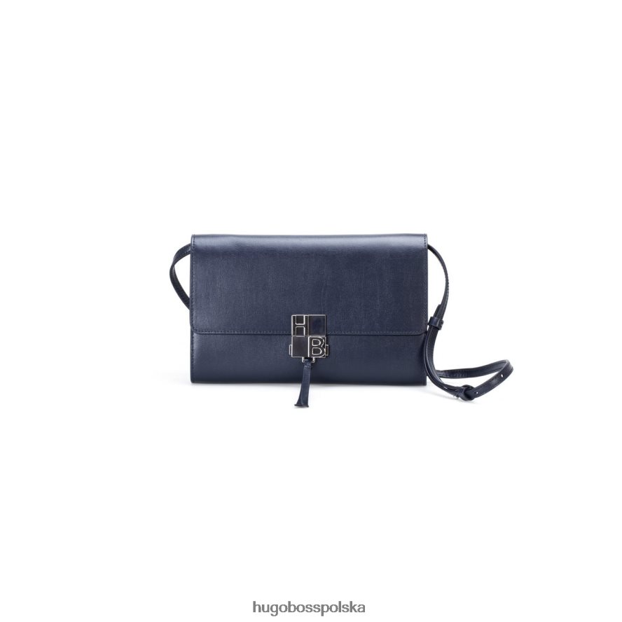 Hugo Boss torba na ramię ella 50441836 granatowa marynarka wojenna R0X0H6869