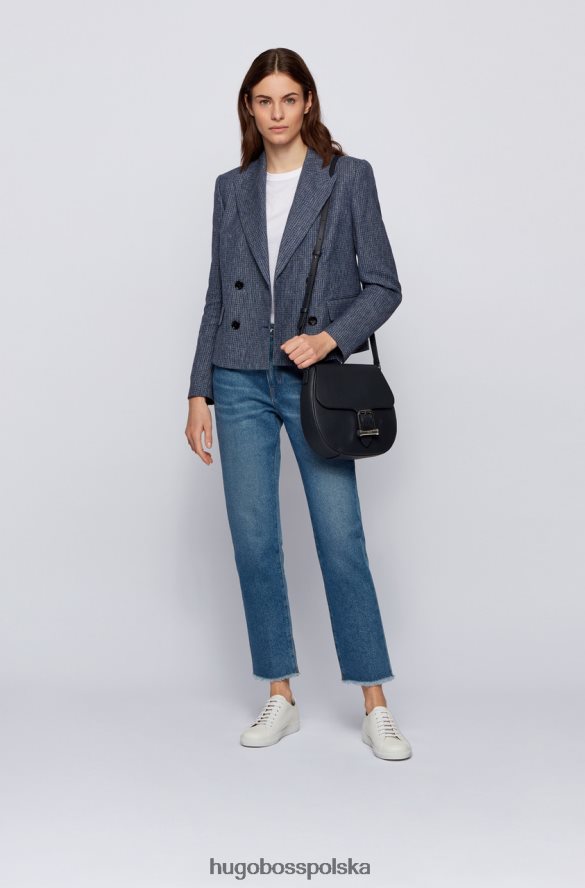 Hugo Boss torba na ramię kristen 50451855 granatowa marynarka wojenna R0X0H6867