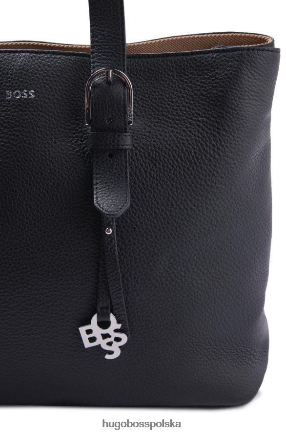 Hugo Boss torba robocza szkarłatna 50478044 czarna czarny R0X0H6831