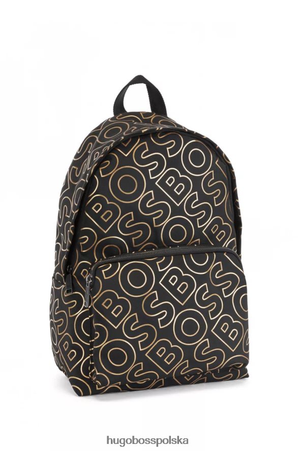 Hugo Boss zaczep do plecaka 50475565 czarny czarny R0X0H6485