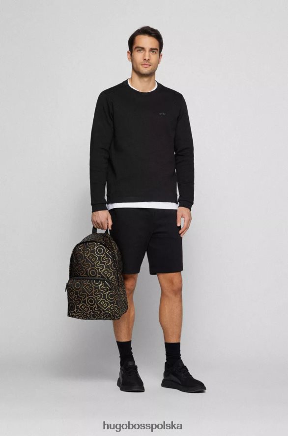 Hugo Boss zaczep do plecaka 50475565 czarny czarny R0X0H6485