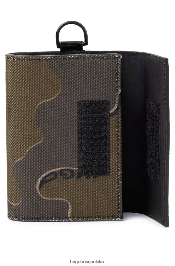 Hugo Boss zestaw upominkowy na klucze i etui na karty w kamuflażowym wzorze hugo wzorzyste R0X0H65647