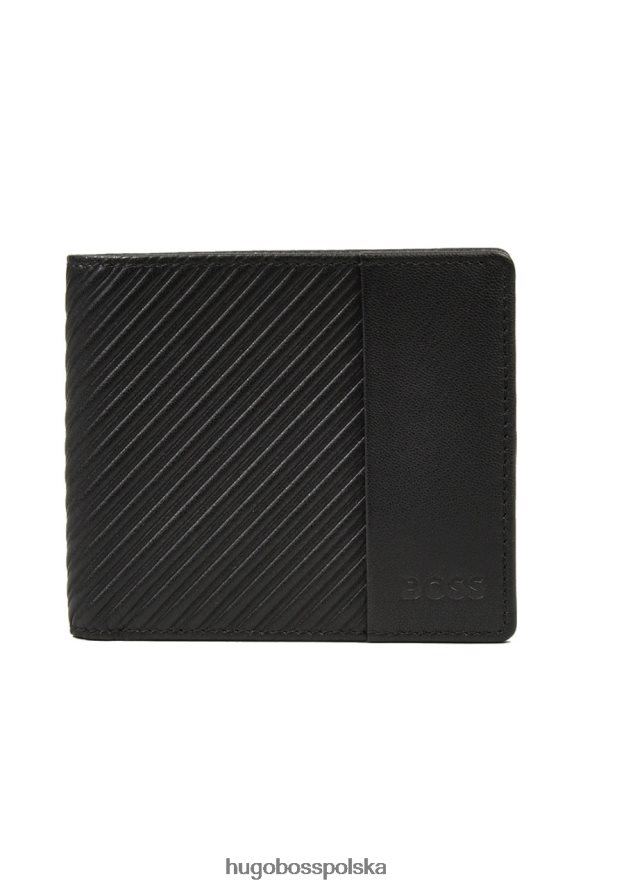 Hugo Boss zestaw upominkowy portfel 50470832 czarny czarny R0X0H6516