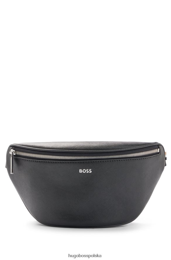 Hugo Boss Czarna torba na pasek Hugo z logo czarny R0X0H65835