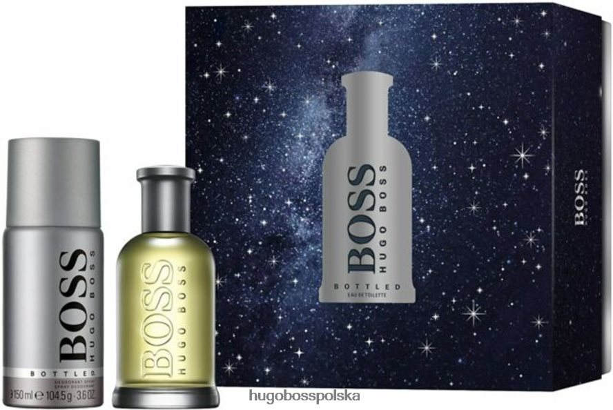 Hugo Boss Butelkowy szary zestaw upominkowy o pojemności 50 ml - 56783R0X0H6581