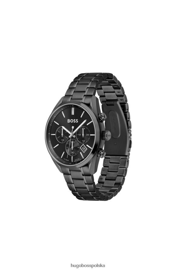 Hugo Boss Hugo Assorted – czarny chronograf z bransoletą z ogniwami różne opakowania wstępne R0X0H65116