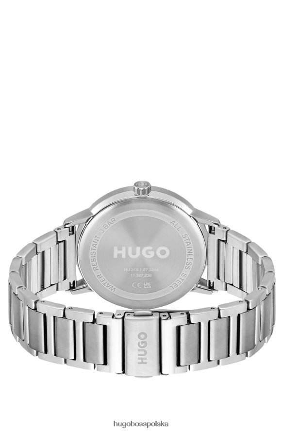 Hugo Boss Hugo, zestaw zegarków na bransolecie z linkami i oliwkową tarczą różne opakowania wstępne R0X0H65390