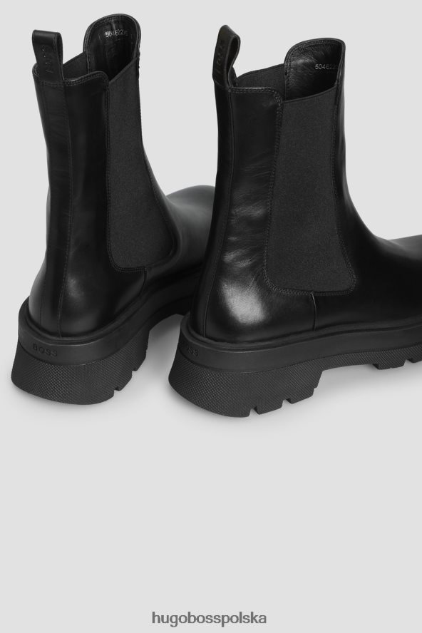 Hugo Boss Buty Chelsea Denory 50462206 czarne czarny R0X0H6881