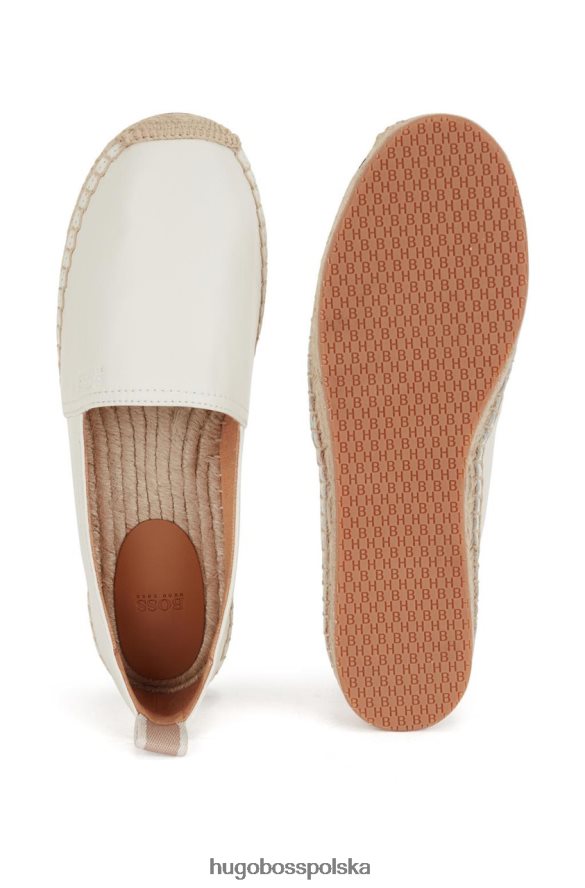 Hugo Boss espadryle madiera sion 50454942 białe biały R0X0H6882