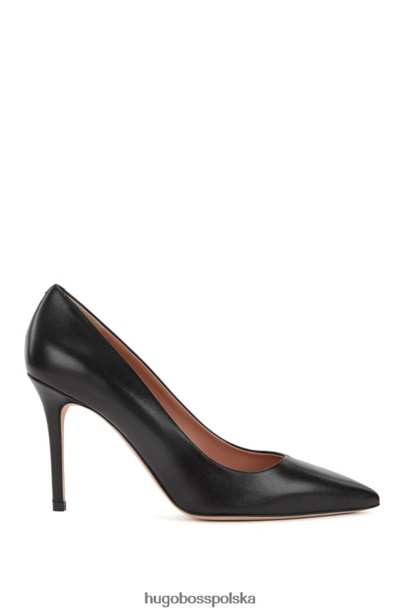 Hugo Boss czółenka na obcasie eddie 50380934 czarne czarny R0X0H6888
