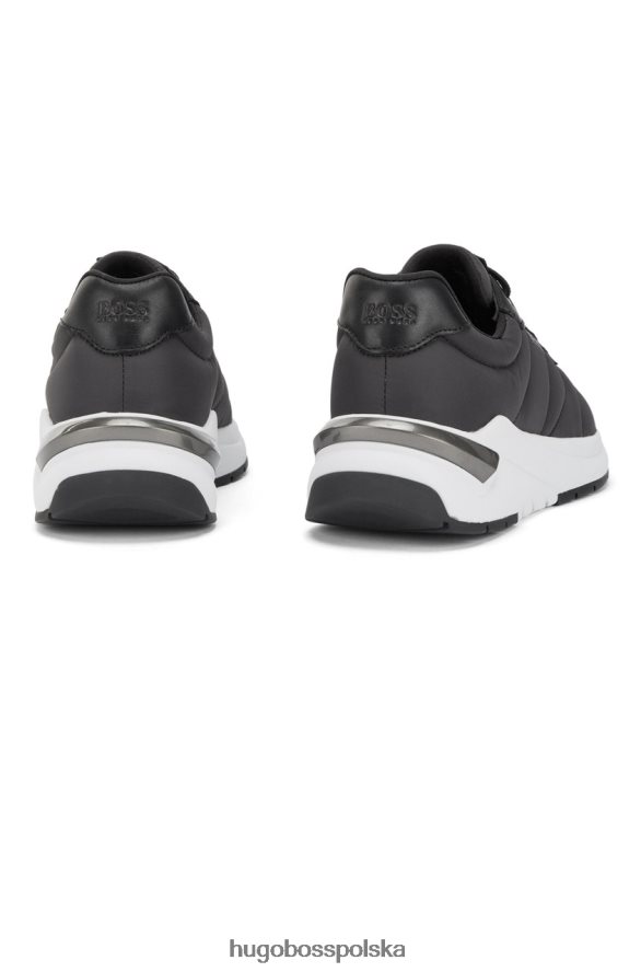 Hugo Boss tenisówka skylar 50459722 czarna czarny/oliwkowy R0X0H6880