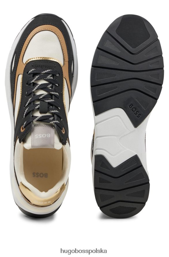 Hugo Boss tenisówka skylar 50477949 czarna czarny R0X0H6871