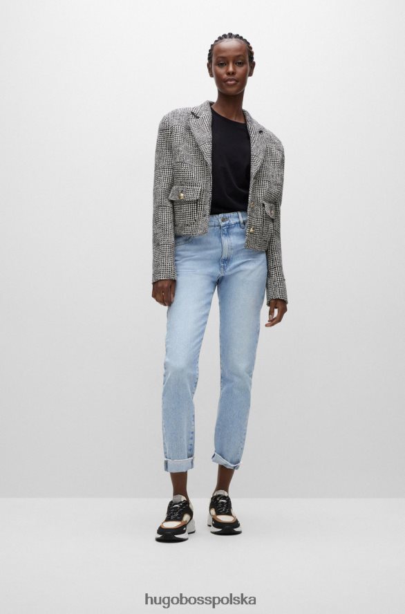 Hugo Boss tenisówka skylar 50477949 czarna czarny R0X0H6871