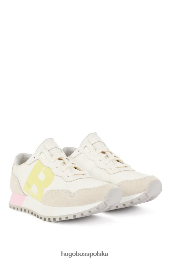 Hugo Boss trampki parkour 50474466 białe biały R0X0H6876