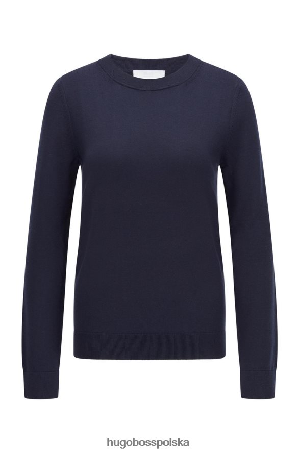 Hugo Boss dzianina fegana 50459477 granatowa marynarka wojenna R0X0H6782