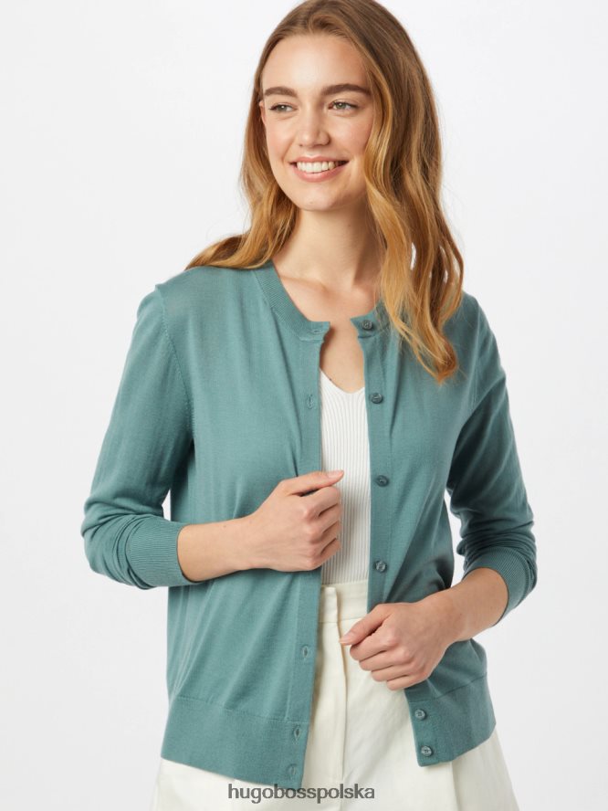 Hugo Boss dzianina fraida 50448988 openblue openblue/pastelgreen/openwhite R0X0H6794