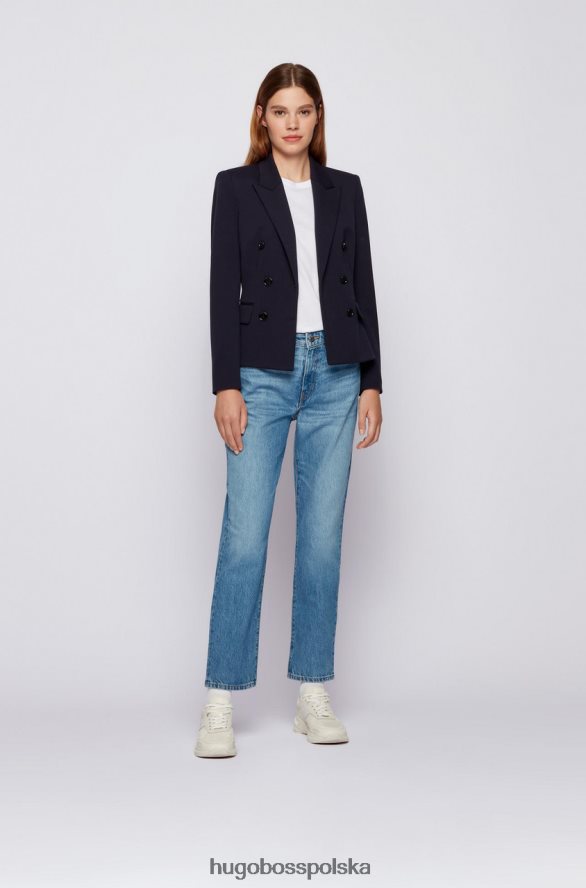 Hugo Boss dżinsy proste przycięte 50458581 jasnoniebieskie jasny niebieski R0X0H6755