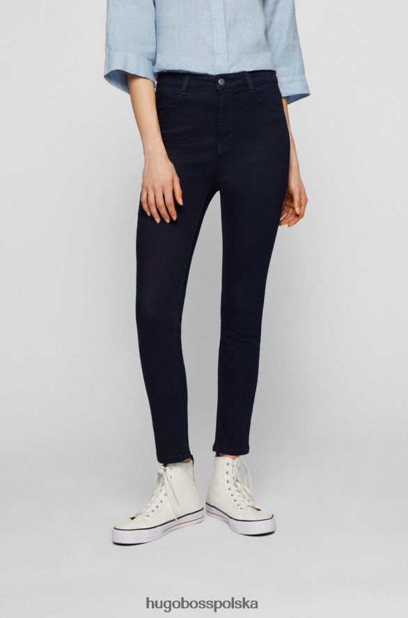 Hugo Boss dżinsy super obcisłe przycięte 50467958 ciemnoniebieskie ciemny niebieski R0X0H6705