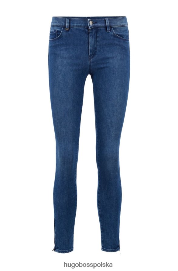 Hugo Boss jeansy j15 nafice zip 50403459 medblue Medblue R0X0H6815