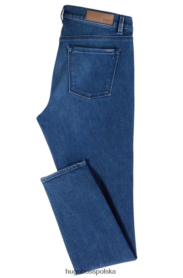 Hugo Boss jeansy j15 nafice zip 50403459 medblue Medblue R0X0H6815