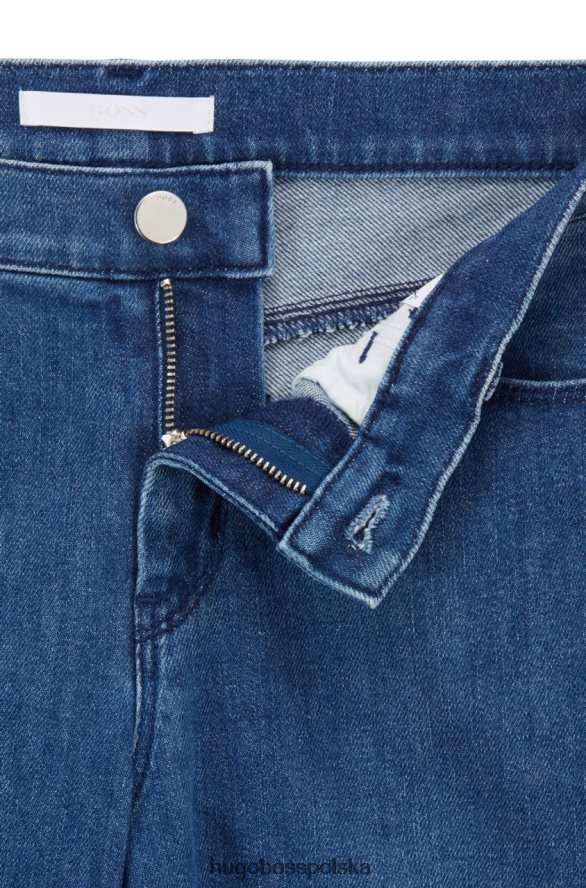 Hugo Boss jeansy j15 nafice zip 50403459 medblue Medblue R0X0H6815