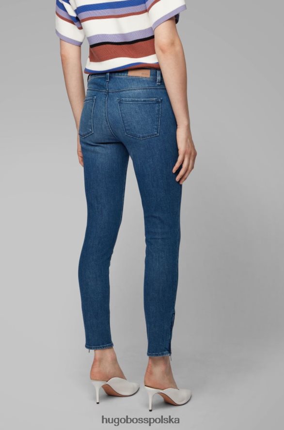 Hugo Boss jeansy j15 nafice zip 50403459 medblue Medblue R0X0H6815