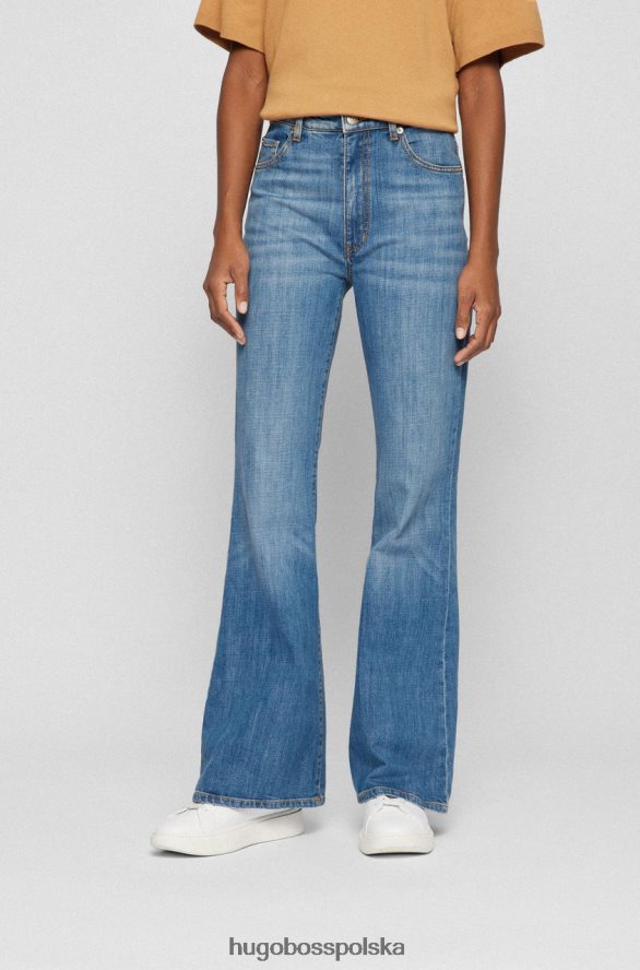 Hugo Boss jeansy modern lat 70. 50467948 niebieskie niebieski R0X0H6742
