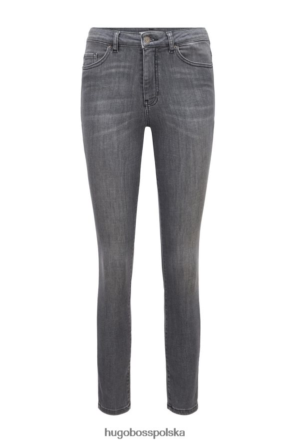 Hugo Boss jeansy skinny crot 50453823 szare szary R0X0H6799