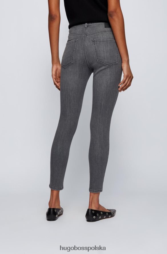 Hugo Boss jeansy skinny crot 50453823 szare szary R0X0H6799