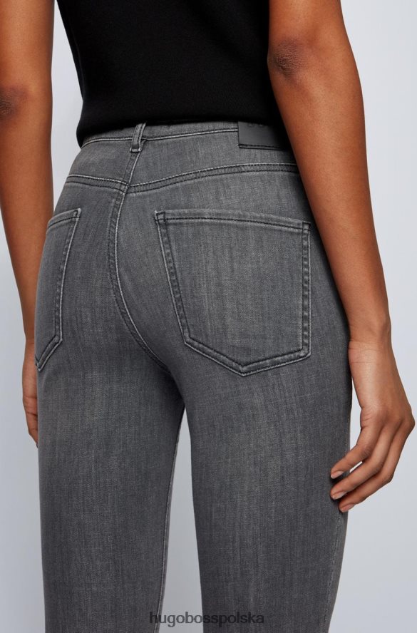 Hugo Boss jeansy skinny crot 50453823 szare szary R0X0H6799