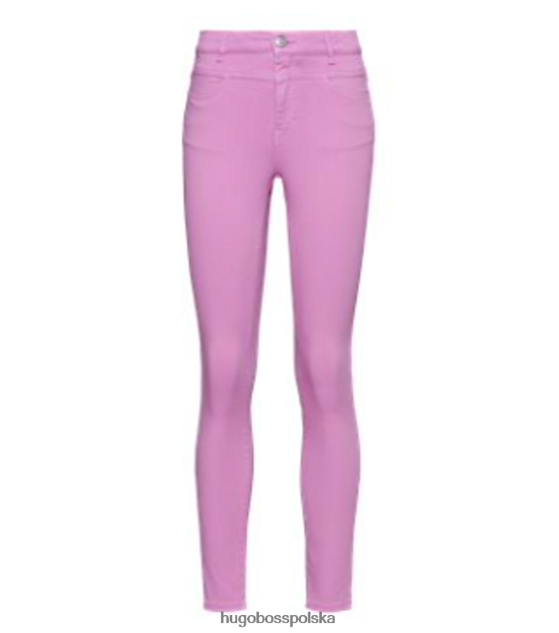 Hugo Boss jeansy skinny crot 50472679 różowy różowy/jasnoróżowy/niebieski R0X0H6711