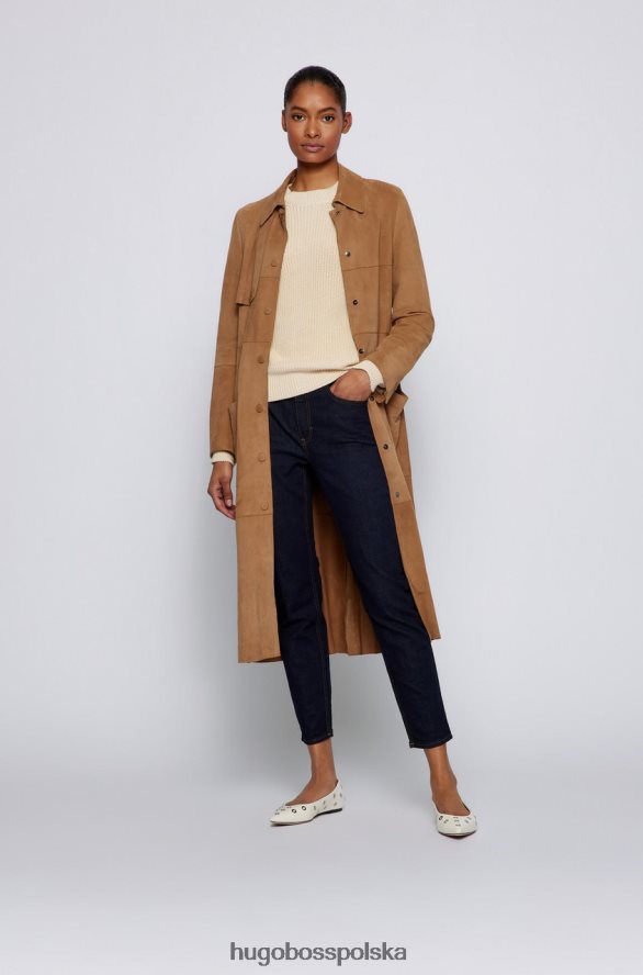 Hugo Boss jeansy slim fit 50441201 granatowe marynarka wojenna R0X0H6759