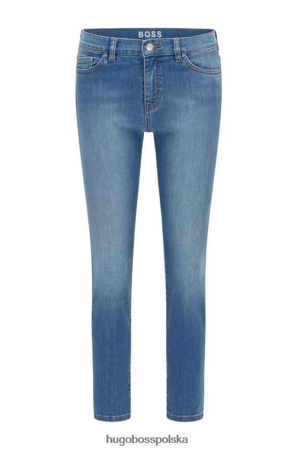 Hugo Boss jeansy slim fit 50458583 niebieskie niebieski R0X0H6771