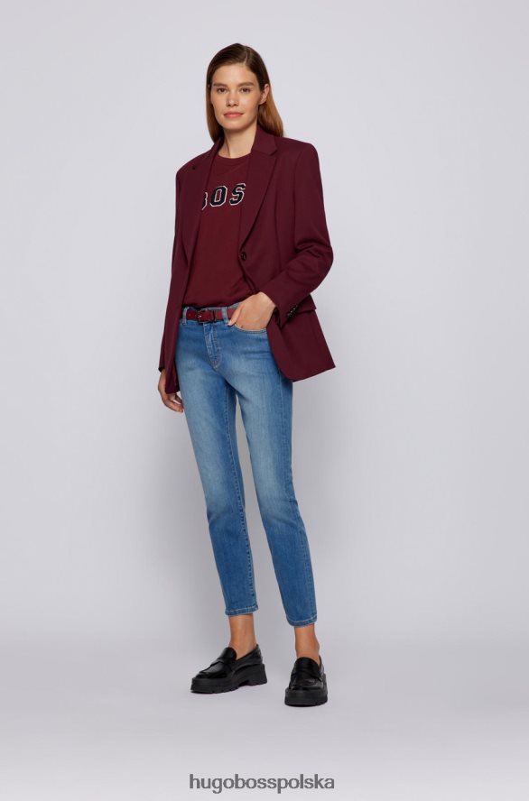 Hugo Boss jeansy slim fit 50458583 niebieskie niebieski R0X0H6771