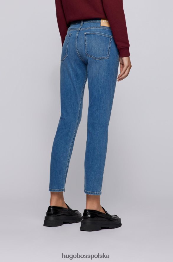 Hugo Boss jeansy slim fit 50458583 niebieskie niebieski R0X0H6771