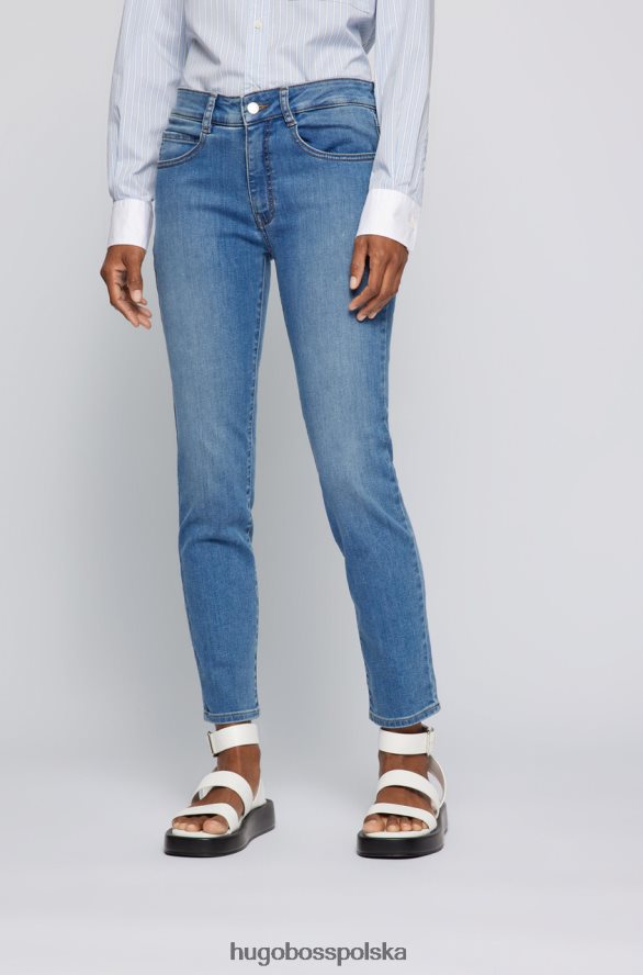 Hugo Boss jeansy slim fit 50467596 jasnoniebieskie jasnoniebieski R0X0H6701